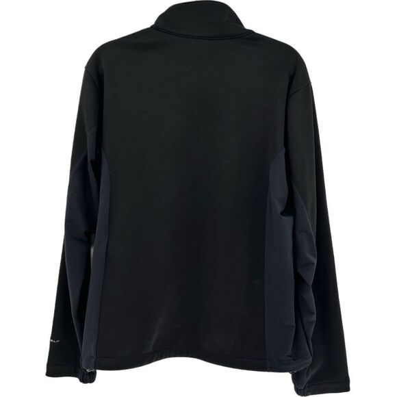 Columbia Black Omni Shield Full Zip Black Red Jacket Size Medium - Picture 2 of 14